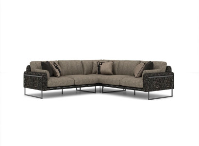 Luxury Design Corner sofa L-shape Couch Living room Corner Suite Furnishings